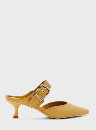 Pointed Toe Ankle Strap High Heel Sandals