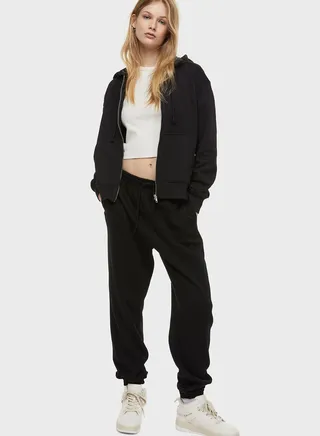 Zip Detail Hoodie