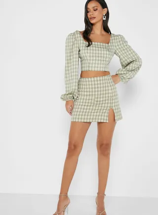 High Waist Mini Skirt