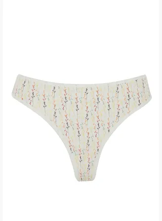 Printed String Thong