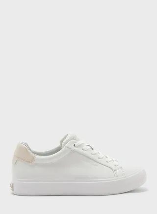 Retro Lace Up Low Top Sneakers
