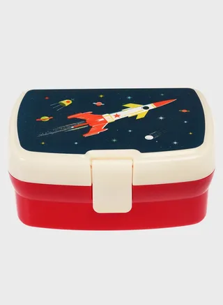 Space Age Lunch Box With Tray