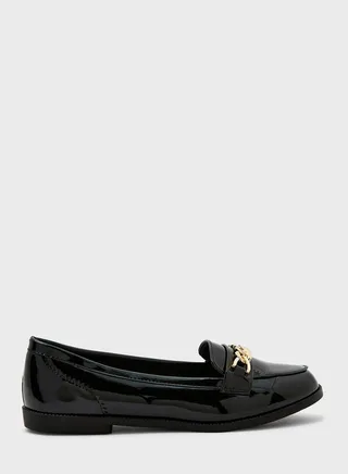 Koyo Wide Fit Chain On Top Loafer