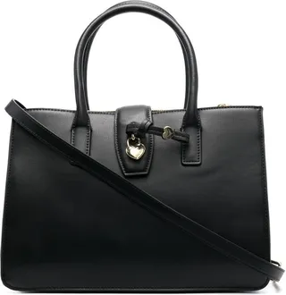 Logo-Charm Tote Bag