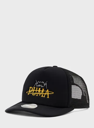 Logo Basketball Trucker Cap
