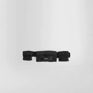 Y-3 Man Black Fanny Packs