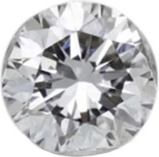 3.8mm Invisible Set Diamond Thread Through White Gold Single Earring