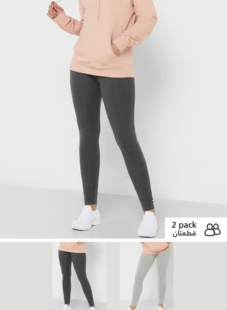 2 Pack Essential Leggings