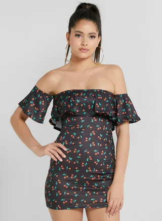 Bardot Printed Dress