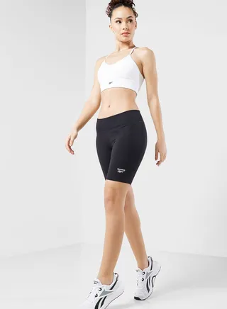 Identity Fitted Logo Legging Shorts