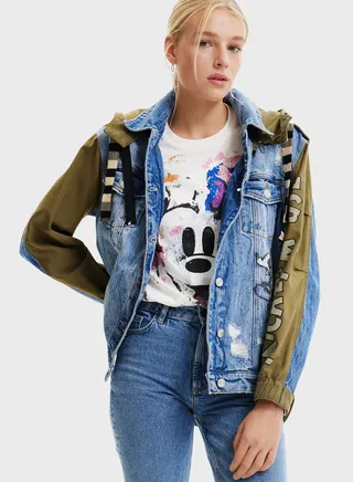 Pocket Detail Denim Jacket