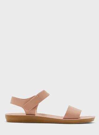 Double Strap Flat Sandals