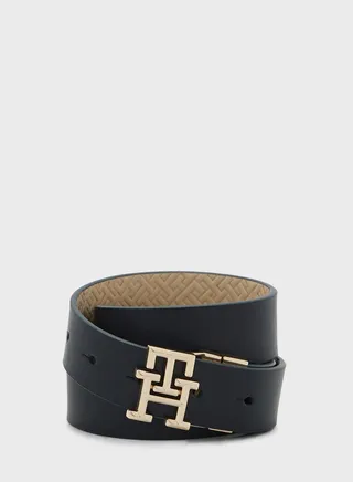 Logo Reversible Monogram Belt