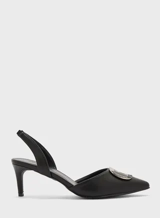 Pointed Toe Ankle Strap Sandals