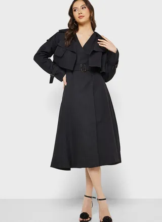 Eterna Dress And Coat Set