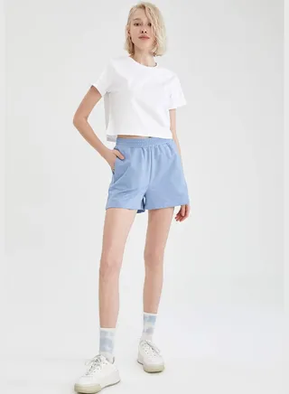 Regular Hem Regular Fit Shorts