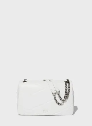 Chain Detailed Crossbody Bag