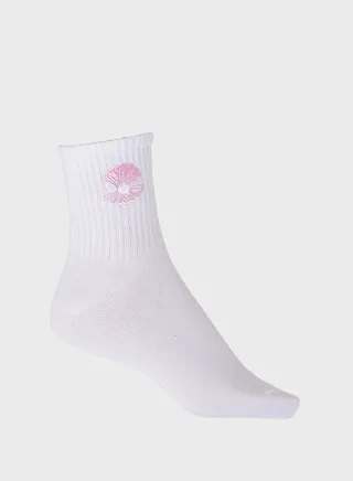 Embroidered Pattern Socks