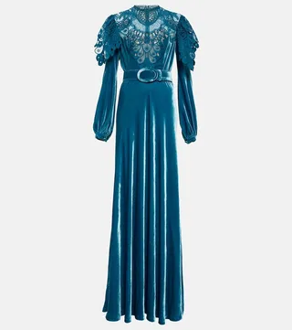 Velvet gown