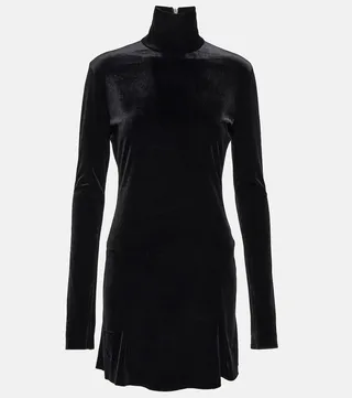 Turtleneck minidress