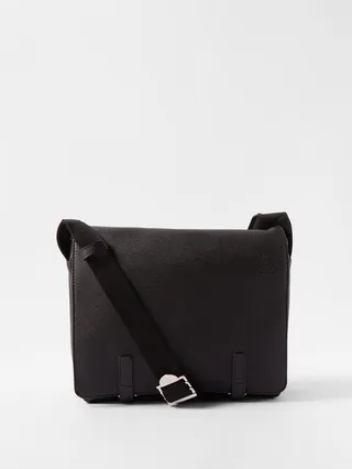 Military Leather Messenger Bag