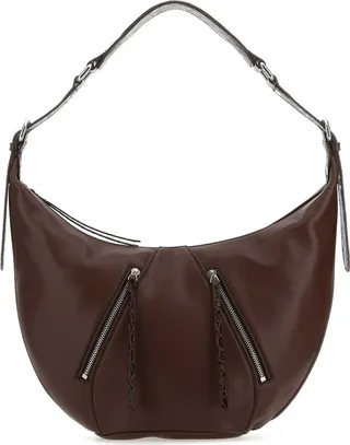 By Far Story Zip-Up Shoulder Bag