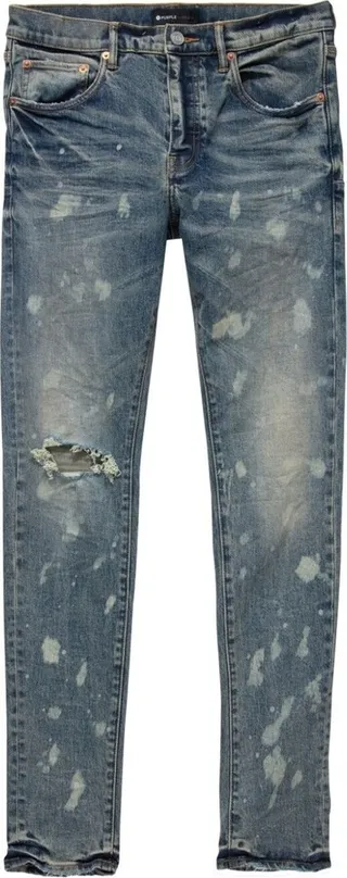 Blue Acid Bleach Jeans