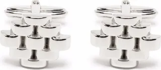 Interwoven-Effect Cufflinks