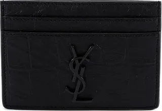 Saint Laurent Logo Plaque Cardholder
