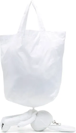 Attached-Teddy Tote Bag
