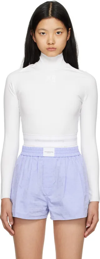 alexanderwang.t White Long Sleeve Turtleneck