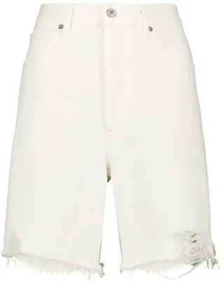 Camilla distressed denim shorts