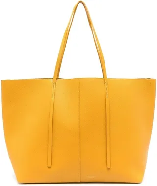 Pebbled-Texture Tote Bag