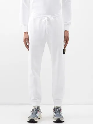 Fleece-jersey Cargo Track Pants