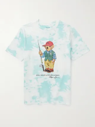 Tie-Dyed Printed Cotton-Jersey T-Shirt
