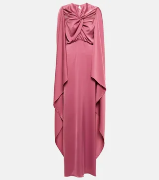 Simone satin gown