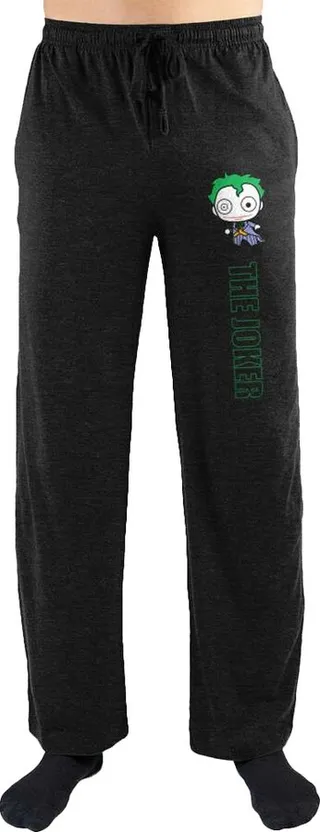 DC Comics The Joker Logo Print Men's Loungewear Lounge Pants-Medium