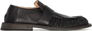 Alluce ruched leather loafers
