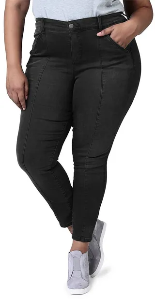 High-Rise Ankle Jeans