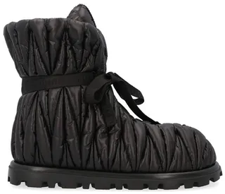 Miu Miu Quilted Padded Boots