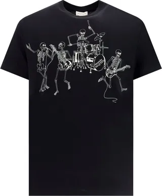 Alexander McQueen Graphic Printed Crewneck T-Shirt