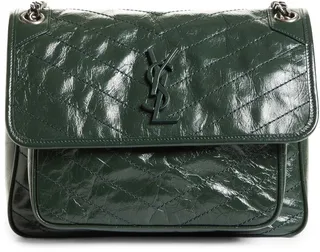 Medium Niki Matelassé Leather Shoulder Bag