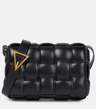 Padded Cassette leather shoulder bag