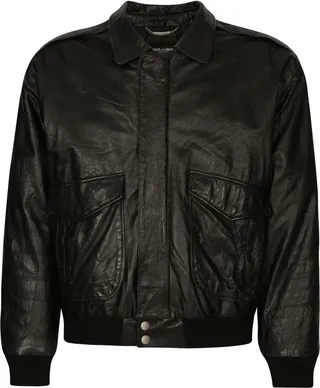 Logo-Plaque Bomber Jacket