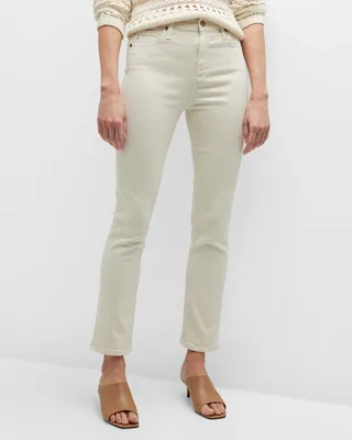 Mari High-Rise Slim Straight Jeans