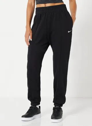 Essential Fleece Sweatpants Black/White