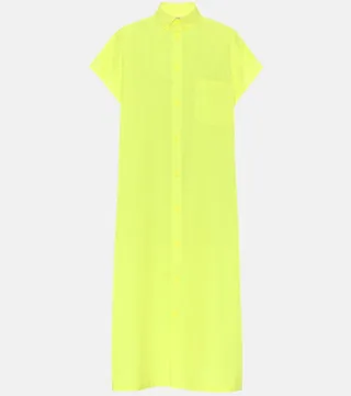 Cotton shirt dress