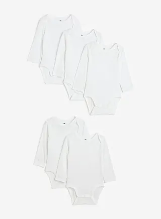 Kids 5 Pack Assorted Bodysuits