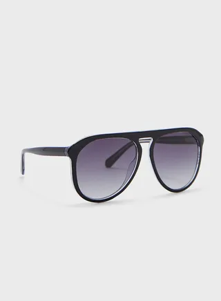 Gradient Injected Oversized Sunglasses