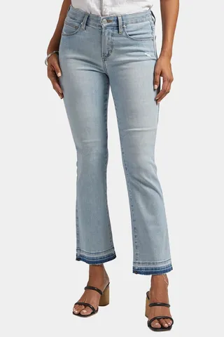 Eloise Mid Rise Bootcut Crop Jeans